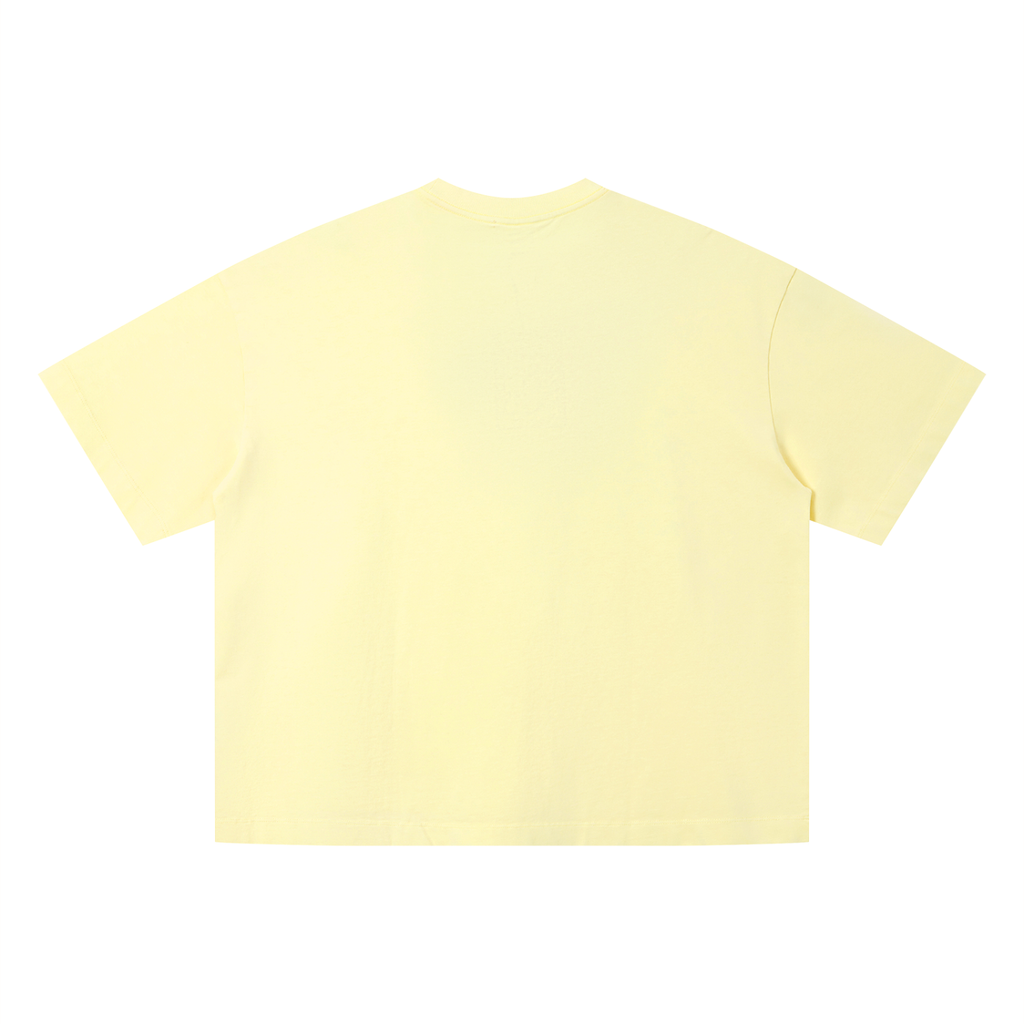 T-Shirt Light Yellow Back