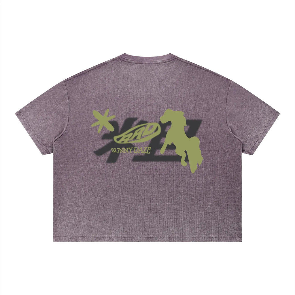 T-Shirt Plum Purple back